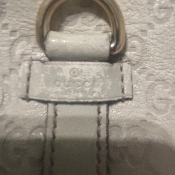 Y2K Guvcissima White Leather Hobo - Picture 4 of 7